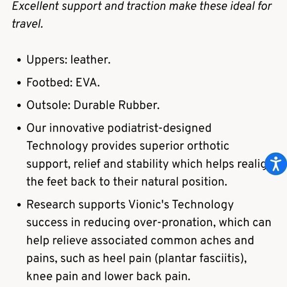 NIB Vionic Canoe Leo Leather Sandals - Picture 6 of 8